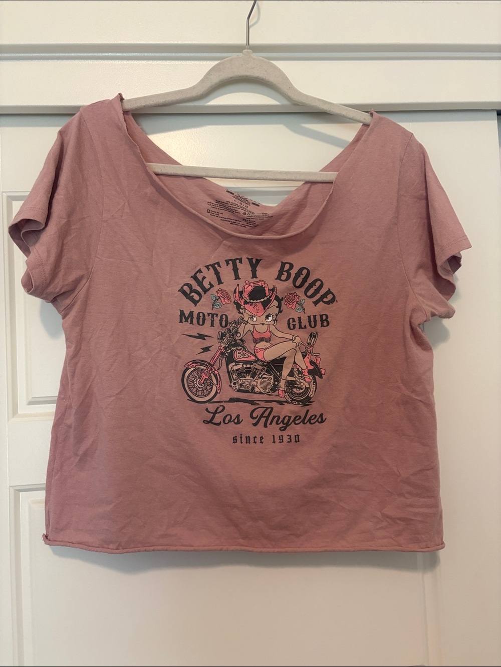 Pink Cropped T-Shirt